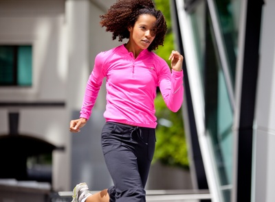 woman running