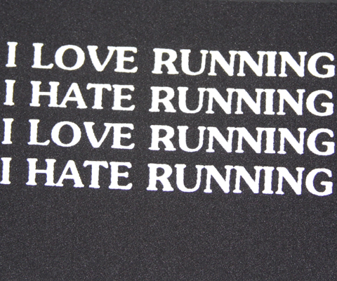 love hate running
