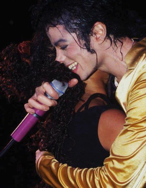 MJ hug