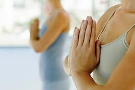 close up of hands during meditation