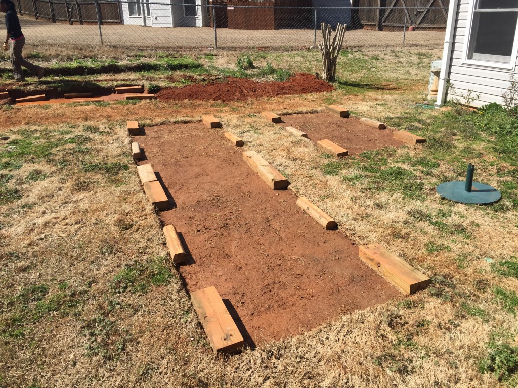 DIY raised garden bed