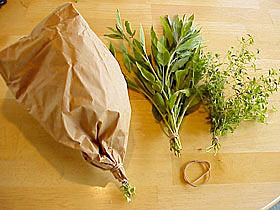 how to dry herbs at home