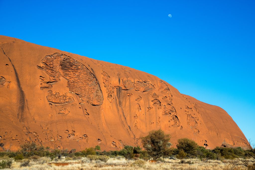 Adventure traveler Erica Rascon hikes and meditates at Uluru