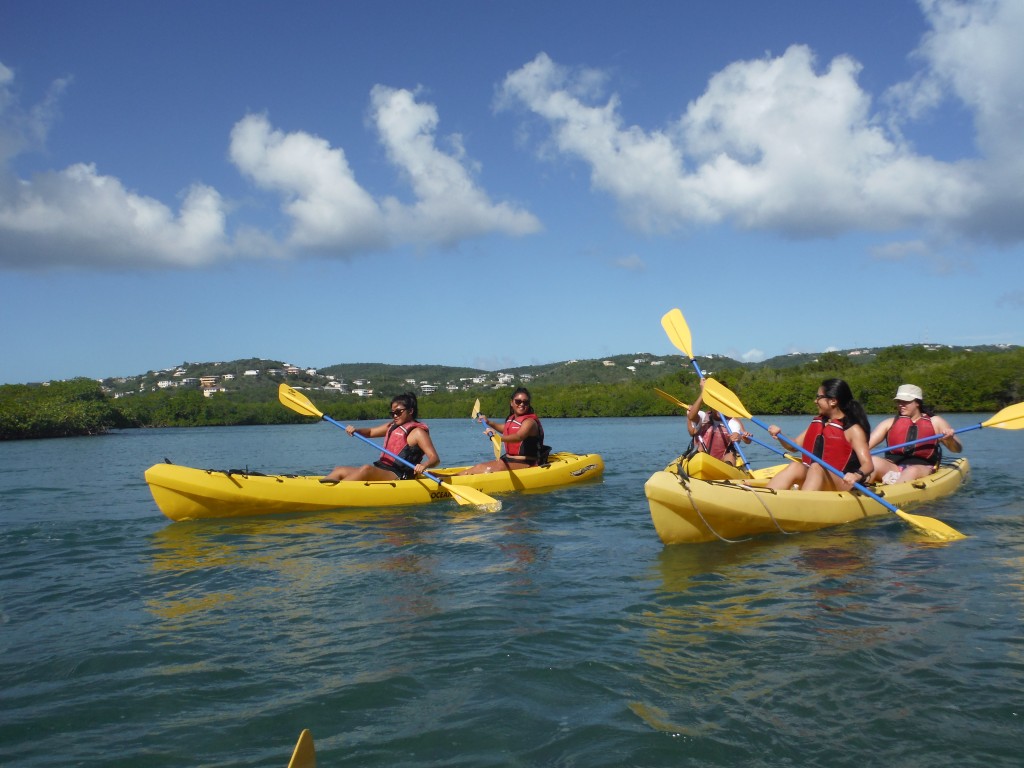 kayaking in virgin islands
